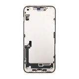 iPhone 14 Plus Takalasi täydellä rungolla - Valkoinen