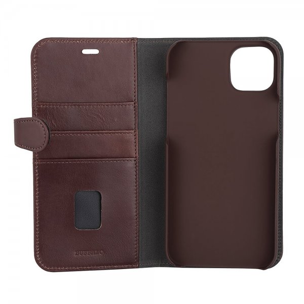 Buffalo iPhone 14 Plus 2-in-1 Irrotettava Lompakkokotelo Ruskea