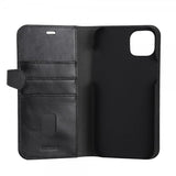 Buffalo iPhone 14 Plus -kotelo 2-in-1 irrotettava lompakko musta