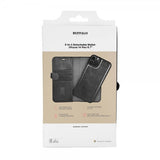 Buffalo iPhone 14 Plus -kotelo 2-in-1 irrotettava lompakko musta