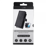 Gear iPhone 14 Plus Kotelo 2-in-1 Irrotettava ja 3 korttipaikkaa Musta