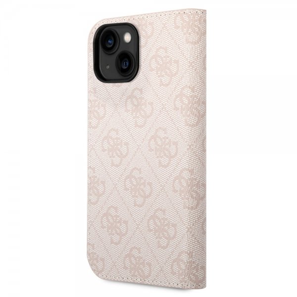 Guess iPhone 14 Plus -suojakuori 4G Logo Rosa