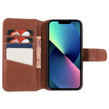 Nordic Covers iPhone 14 Plus -suojakotelo Essential Leather, vaahteranruskea