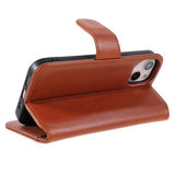 Nordic Covers iPhone 14 Plus -suojakotelo Essential Leather, vaahteranruskea
