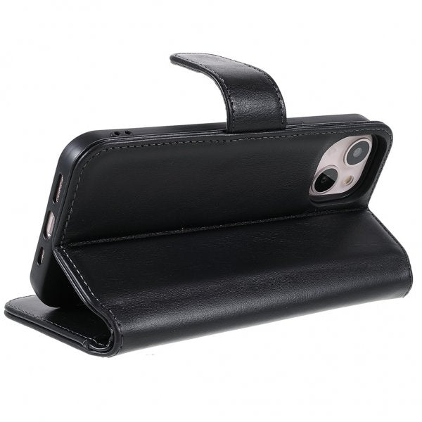 Nordic Covers iPhone 14 Plus -suojakotelo Essential Leather Raven Black