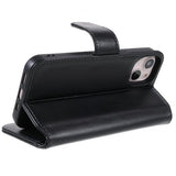 Nordic Covers iPhone 14 Plus -suojakotelo Essential Leather Raven Black