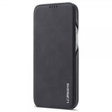 Lc.Imeeke iPhone 14 Plus Flip-suojakotelo musta