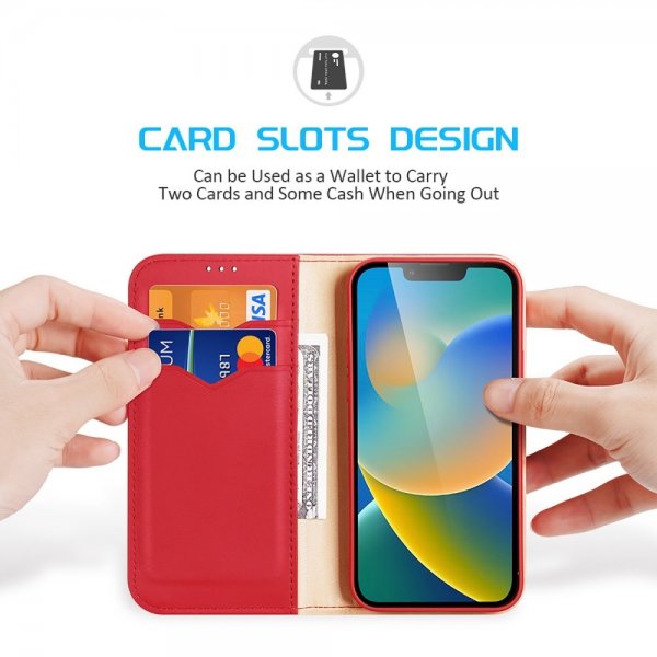 Dux Ducis iPhone 14 Plus -suojakotelo Hivo Series, punainen