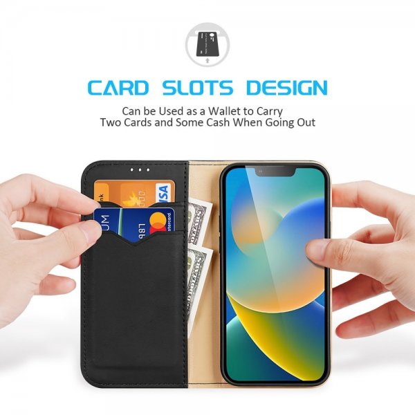 Dux Ducis iPhone 14 Plus -suojakotelo, Hivo-sarja, musta