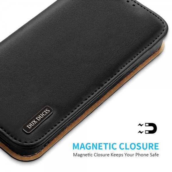Dux Ducis iPhone 14 Plus -suojakotelo, Hivo-sarja, musta