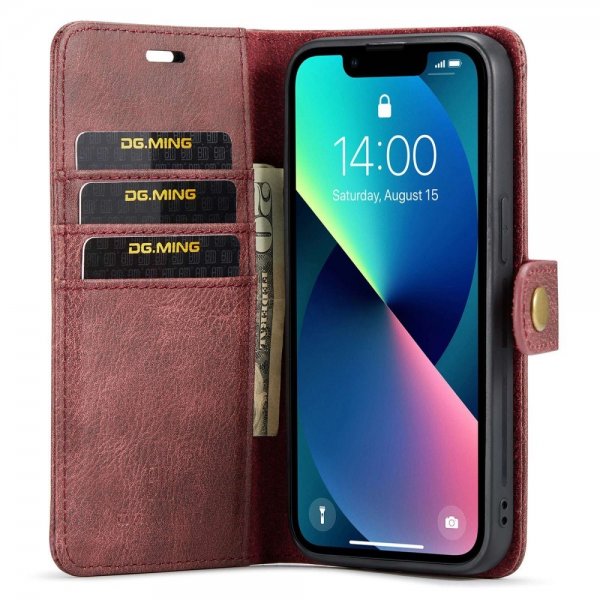Dg.Ming iPhone 14 Plus Irrotettava kuori punainen
