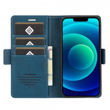 Lc.Imeeke iPhone 14 Plus -suojakotelo korttipaikalla sininen
