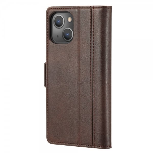 Lc.Imeeke iPhone 14 Plus -suojakotelo korttipaikalla, ruskea