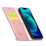 Lc.Imeeke iPhone 14 Plus Korttipaikallinen Flip-suojakotelo Ruusukulta