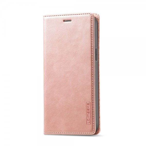Lc.Imeeke iPhone 14 Plus Korttipaikallinen Flip-suojakotelo Ruusukulta