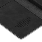 Lc.Imeeke iPhone 14 Plus -kotelo korttipaikalla, läppämallinen, musta