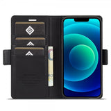Lc.Imeeke iPhone 14 Plus -suojakotelo korttipaikalla, musta