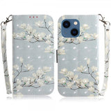 iPhone 14 Plus -kuori, jossa magnolia-aihe