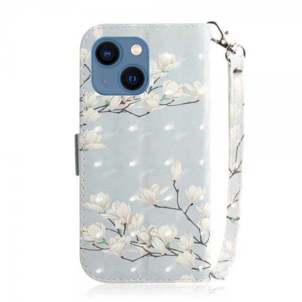 iPhone 14 Plus -kuori, jossa magnolia-aihe