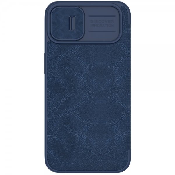 Nillkin iPhone 14 Plus -suojakotelo, Qin Pro Series, sininen