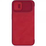 Nillkin iPhone 14 Plus Kotelo Qin Pro Series Punainen