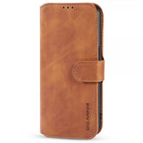Dg.Ming iPhone 14 Plus Retro Ruskea suojakotelo