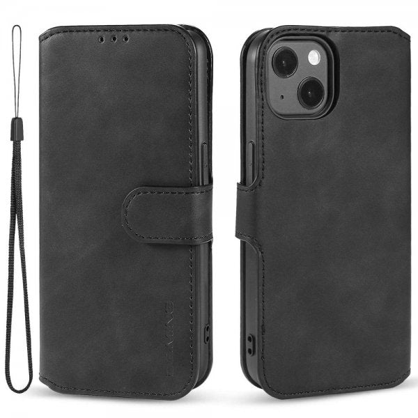 Dg.Ming iPhone 14 Plus Retro-suojakuori, musta