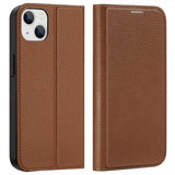 Dux Ducis iPhone 14 Plus -suojakotelo, Skin X2 Series, ruskea