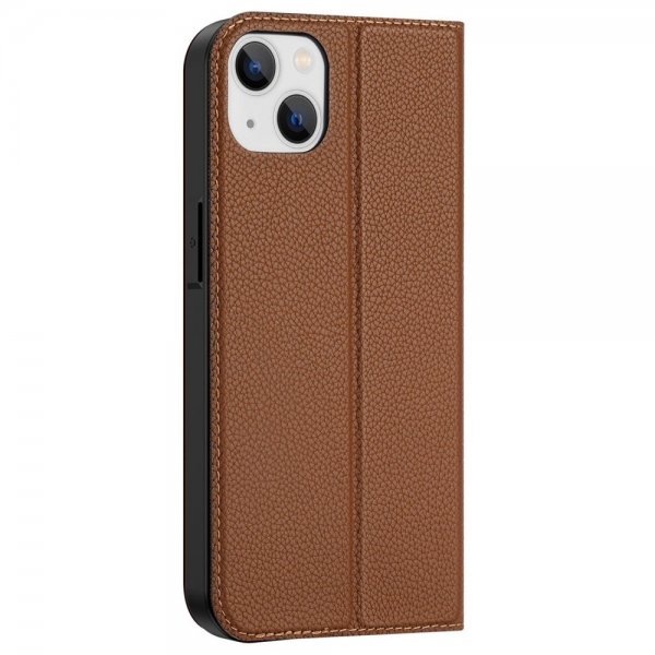 Dux Ducis iPhone 14 Plus -suojakotelo, Skin X2 Series, ruskea