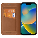 Dux Ducis iPhone 14 Plus -suojakotelo, Skin X2 Series, ruskea