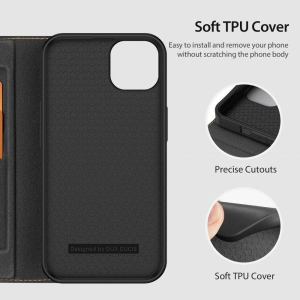 Dux Ducis iPhone 14 Plus -kuori Skin X2 -sarja musta