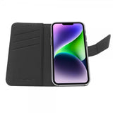 Celly iPhone 14 Plus -suojakotelo Wally Wallet Case, musta