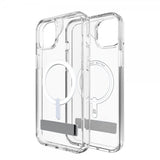 ZAGG iPhone 14 Plus/iPhone 15 Plus Suojakuori Crystal Palace Snap Kickstand Clear