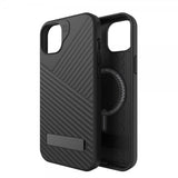 ZAGG iPhone 14 Plus/iPhone 15 Plus -kuori Denali Snap Kickstand Musta