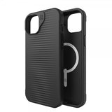 ZAGG iPhone 14 Plus/iPhone 15 Plus Luxe Snap -kuori, musta