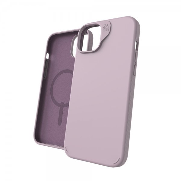 ZAGG iPhone 14 Plus/iPhone 15 Plus -suojakuori Manhattan Snap Lavender