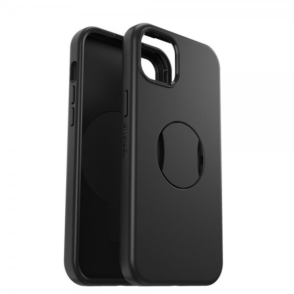 Otterbox iPhone 14 Plus/iPhone 15 Plus -suojakuori OtterGrip Symmetry MagSafe Musta