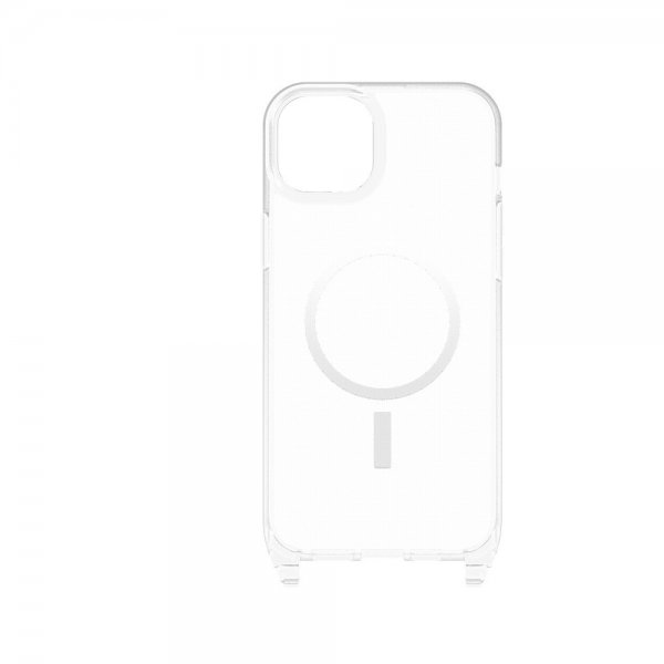 Otterbox iPhone 14 Plus/iPhone 15 Plus React Necklace MagSafe -läpinäkyvä kuori