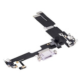 iPhone 14 Plus -latausliitin joustokaapelilla, alkuperäinen – violetti