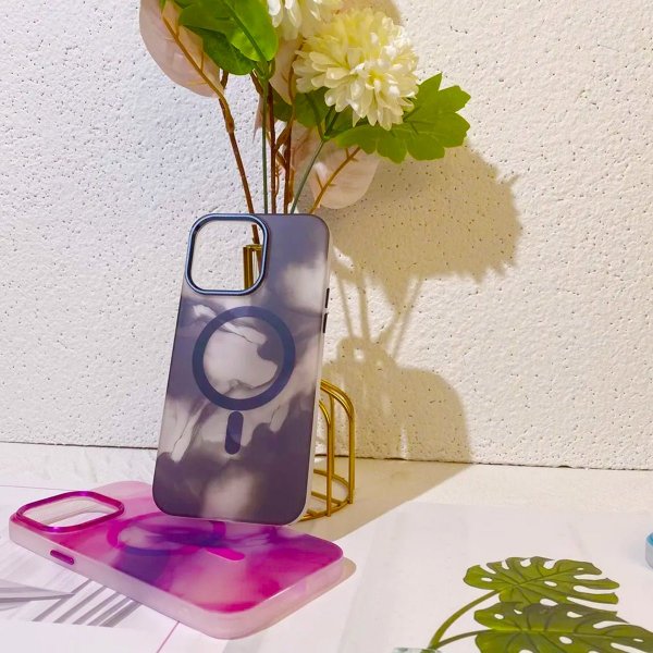 iPhone 14 Plus -kuori, abstrakti harmaa kuvio