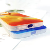 iPhone 14 Plus Kuori Kuvio Abstrakti Oranssi