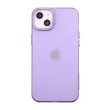 iPhone 14 Plus -kuori, kamerareunukset, huurrettu, violetti