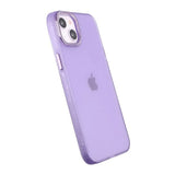 iPhone 14 Plus -kuori, kamerareunukset, huurrettu, violetti