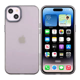 iPhone 14 Plus -kuori, kamerareunus, musta