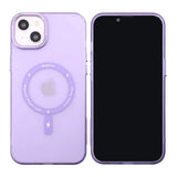 iPhone 14 Plus -kuori, kamerareunus, MagSafe, violetti