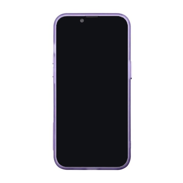 iPhone 14 Plus -kuori, kamerareunus, MagSafe, violetti