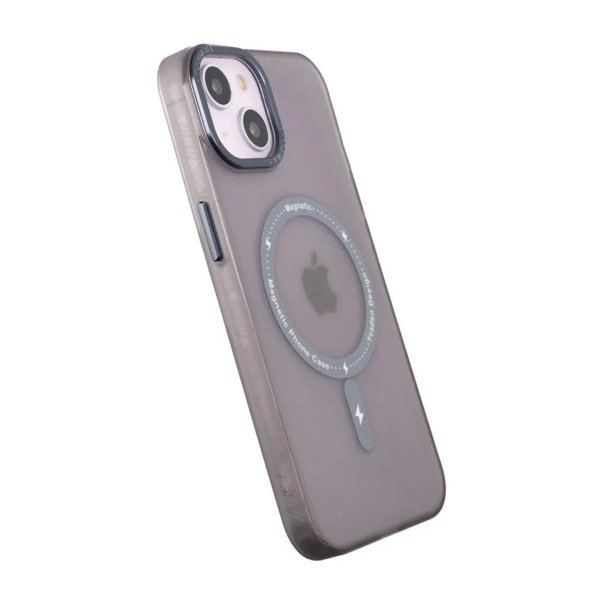 iPhone 14 Plus -kuori, kamerareunukset, MagSafe, musta