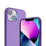 Rvelon iPhone 14 Plus -silikonikuori, violetti