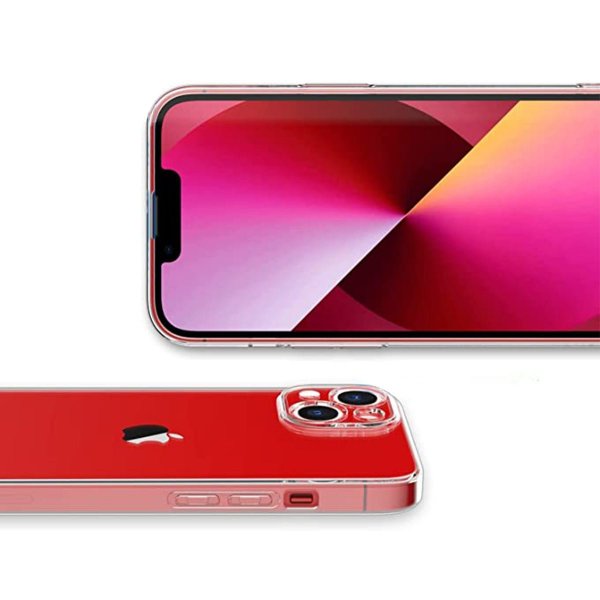 iPhone 14 Plus -kuori, erittäin ohut, valkoinen