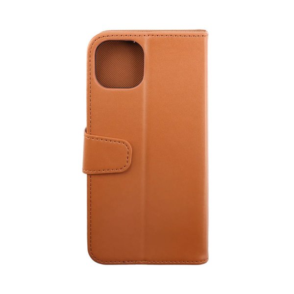 Rvelon iPhone 14 Plus -kotelo, taitettava korttipaikka, ruskea